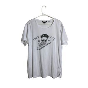 55 DSL White Men’s Short Sleeve Shirt Size XXL